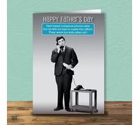 Dad Hated Nuisance Phone Calls But Had To Make The Effort. Father's Day Card