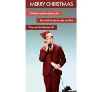 Dad Hated Nuisance Phone Calls - Merry Christmas Card