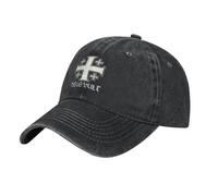 Dad Hats Jerusalem Knight Templar Crusader Cross Deus Vult Baseball Hat Adjustable Anti Uv Trucker Hat for Outdoor Activities Sports