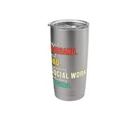 Dad Husband Social Worker Stainless Steel Insulated Tumbler