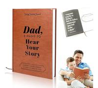 Dad,I Want to Hear Your Story: A Father’s Guided Journal To Share His Life & His Love, A Leather-Bound Notebook Dad Journal Memory Keepsake Book, A Great Father's Day Gift