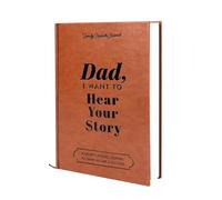 Dad, I Want to Hear Your Story: A Father's Guided Journal To Share His Life & His Love,Leather Wrapped Hardback Diary Book Portable Journal Diaries Notebook for Father's Day Gifts Dad Birthday Gifts