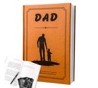 Dad I Want To hear your-story- Father's Day giftss For Dad, Paper Notebook Album,Keepsake Journal,Fathers Day Gift Dad's Life Story Journal For Him Men Husband Grandpa Stepdad