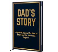 Dad, I Want to Hear Your Story Journal: Dear Dad Life Story Book with Guided Prompts - Gift for Father, Stepdad, or Granddad Who Wants Nothing- Keepsake Memory Journal Hardcover