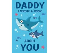 Dad I Wrote A Book About You: Fill In The Blank Book Prompts, Shark Book For Kids, Personalized Father's Day, Birthday Gift From Son to Dad, Christmas Present Gift For Dad