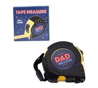 Dad In A Billion Tape Measure 3m in Gift Box - Novelty Christmas Gift for DIY Dads - Functional 3 Metre Retractable Measuring Tape - Stocking Filler, Secret Santa, Birthday Gift for Dad