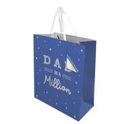Dad in a Million Gift Bag for Birthday, Christmas, Fathers Day etc 21.3cm x 10.1cm x 25.2cm