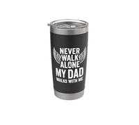 Dad in Heaven Memorial Grief Support Ribbon Stainless Steel Insulated Tumbler