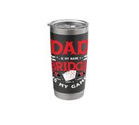 Dad is My Name Bridge is My Game Bridge Card Game Player Stainless Steel Insulated Tumbler