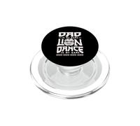 Dad Is My Name Lion Dance Is My Game Chinese New Year PopSockets PopGrip for MagSafe