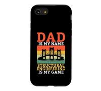 Dad is my name Structural Engineering is my Game Engineer Case for iPhone SE (2020) / 7/8