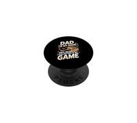 Dad Is My Name Vinyl Is My Game Vinyl Records Collector PopSockets Adhesive PopGrip