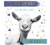 Dad Is Simply The G.O.A.T - Dad Birthday Card