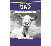 Dad Is Simply The G.O.A.T - Dad Birthday Card