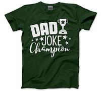 Dad Joke Champion - Mens T-Shirt - Funny Father's Day Dad Daddy XXL Bottle Green