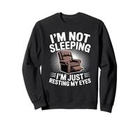 Dad Joke Funny Men I'm Not Sleeping I'm Resting My Eyes Sweatshirt