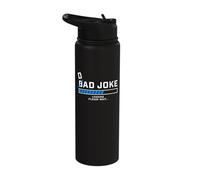Dad Joke Loading Funny Bad Joke Daddy Father's Day Stainless Steel Insulated Water Bottle