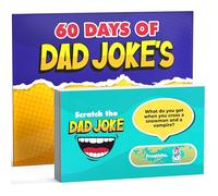 Dad Joke Scratch Cards (60 Jokes) Dad Christmas Gifts Men Stocking Filler Gifts Dads Christmas Stocking Fillers for Him