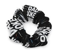 Dad Joke Survivor Women's Hair Ties Elastic Scrunchies Silk Like Scrunchy Accessories for Sleep
