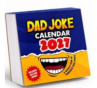 Dad Jokes 2027 Desk Calendar - A Joke a Day Funny Calendar for Dads | 365 Funny Dad Jokes - A Daily Tear-Off Calendar & Fun Christmas Gift, Stocking Filler or Secret Santa Gift for Dad