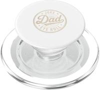 Dad Jokes Are How Eye Roll Humor Enthusiast Graphic PopSockets PopGrip for MagSafe