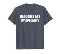 Dad Jokes are My Specialty T-Shirt, Men, Heather Blue, 4XL