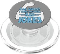 Dad Jokes I Think You Mean Rad Jokes Father's Day Muscles PopSockets PopGrip for MagSafe