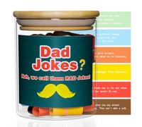 Dad Jokes in a Jar 60 Days of Fun & Silly Humor for Dads | Unique Gift for Dads, Fathers, Bonus Dads