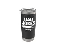 Dad Jokes Loading Funny Father's Day Stainless Steel Insulated Tumbler