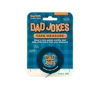 Dad Jokes Measuring Tape 3m / 10ft - Funny Double-Sided Tape Measure with 50+ Jokes | Novelty DIY Gift for Dad | Retractable Tool for Home & Workshop
