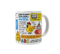 Dad Jokes Mug - Funny Ceramic Coffee Mug for Dad, 350ml Novelty Tea Cup, Father’s Day & Birthday Gift