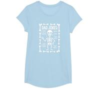 Dad Jokes: Skeleton Edition I Found This Humerus Funny Bones T-Shirt, Girls, Baby Blue, Small