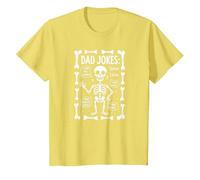 Dad Jokes: Skeleton Edition I Found This Humerus Funny Bones T-Shirt, Kids, Lemon, 8 Years