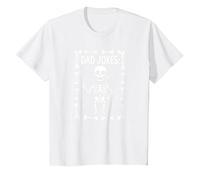 Dad Jokes: Skeleton Edition I Found This Humerus Funny Bones T-Shirt, Kids, White, 8 Years