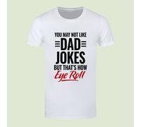 Dad Jokes That's How Eye Roll T-Shirt X-Large