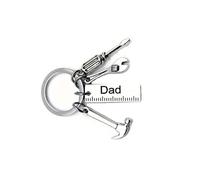 Dad Keychain, Father's Day Hammer Screwdriver Wrench Dad's Tools