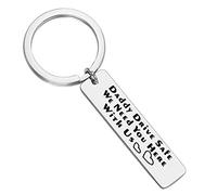 Dad Keyring Gift Fathers Day Gift Daddy Drive Safe We Need You Here with Us Keyring Drive Safe Keyring for Dad Trucker Dad Gift Christmas Birthday Gift Dad Gift from Daughter Son