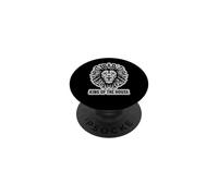 Dad King Of The House Lion Handyman Tools PopSockets Adhesive PopGrip