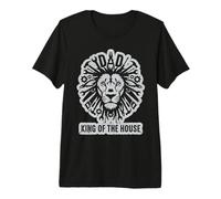 Dad King of The House Lion Handyman Tools Premium T-Shirt