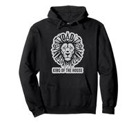 Dad King Of The House Lion Handyman Tools Pullover Hoodie