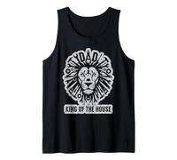 Dad King of The House Lion Handyman Tools Tank Top
