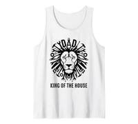 Dad King of The House Lion Handyman Tools Tank Top