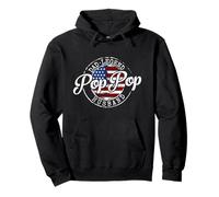 Dad Legend Pop-Pop Husband Vintage Stamp Fathers Day Grandpa Pullover Hoodie
