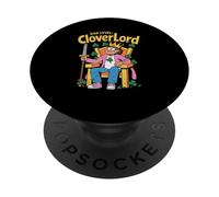 Dad Level CloverLord St Patrick's Day Funny Father PopSockets Adhesive PopGrip