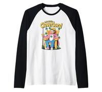 Dad Level CloverLord St Patrick's Day Funny Father Raglan Baseball Tee