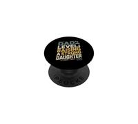 Dad Level Raising A Strong Daughter Fatherhood PopSockets Adhesive PopGrip