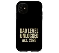 Dad Level Unlocked 2026 Leveled Up Video Gamer Gaming Case for iPhone 11