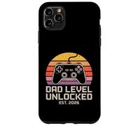 Dad Level Unlocked Leveled Up New Dad Video Gamer Gaming Case for iPhone 11 Pro Max