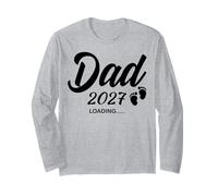 Dad Loading 2027 Future New Daddy Baby Announcement Long Sleeve T-Shirt