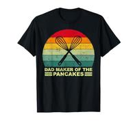Dad Maker Of The Pancakes Vintage Pancake Maker Father's Day T-Shirt